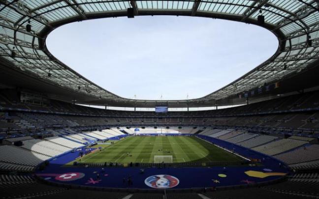 Vista general del Estadio de Francia, donde se jugará la final de la Liga de Campeones.