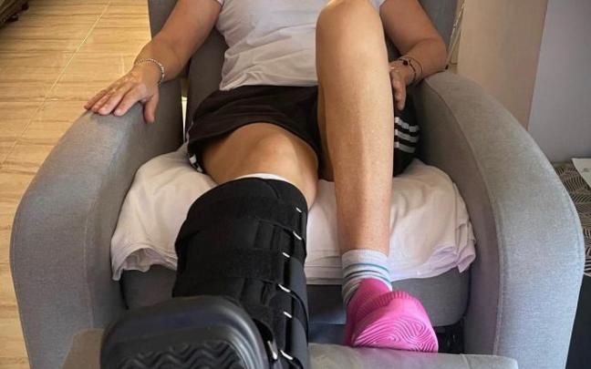 Belén Esteban, en su casa, en una imagen que ha publicado este martes. Belén Esteban, en su casa, en una imagen que ha publicado este martes.
