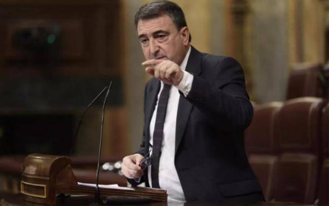 Aitor Esteban, en el Congreso.