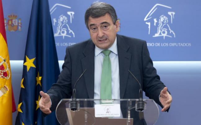 Aitor Esteban, durante una rueda de prensa.