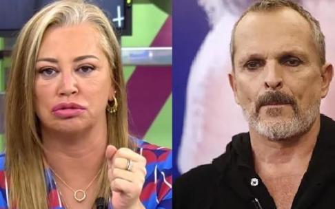 Belén Esteban y Miguel Bosé. Belén Esteban y Miguel Bosé.