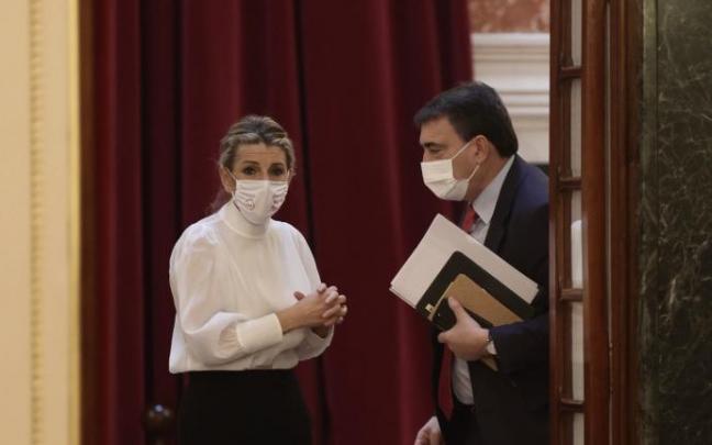 Díaz ha agradecido a PNV haber mantenido un debate serio sobre la reforma laboral