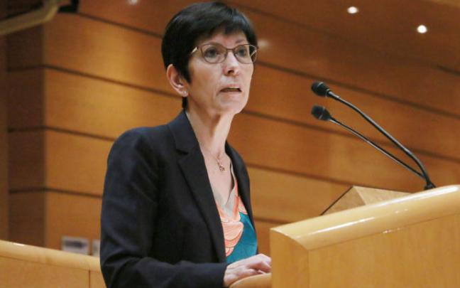 La senadora jeltzale Estefanía Beltrán de Heredia La senadora jeltzale Estefanía Beltrán de Heredia