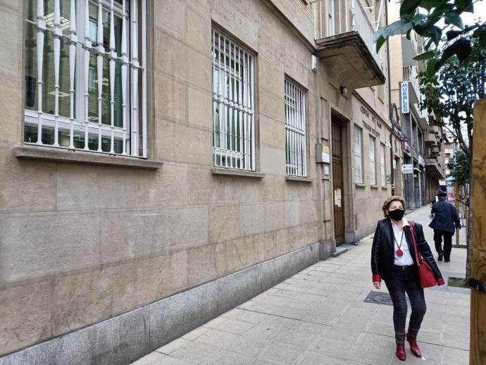 Vista del centro de salud de Estella-Lizarra