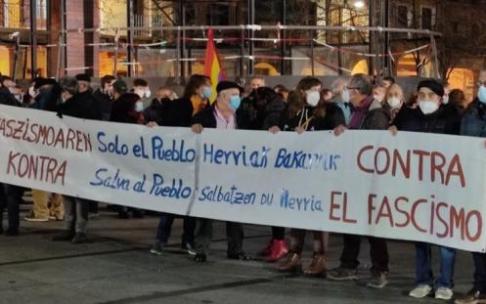 Concentración en Estella-Lizarra. Concentración en Estella-Lizarra.