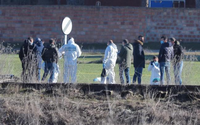 Lugar junto a la carretera en el que fue encontrado el cadáver de Esther López.