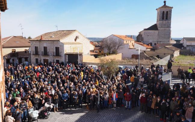 Minuto de silencio dedicado a Esther López en Traspinedo.