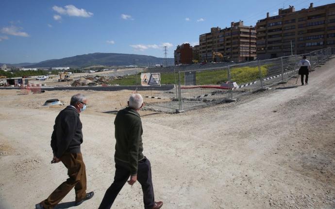 Las obras en Eulza comenzaron el pasado agosto, y avanzan a buen ritmo.