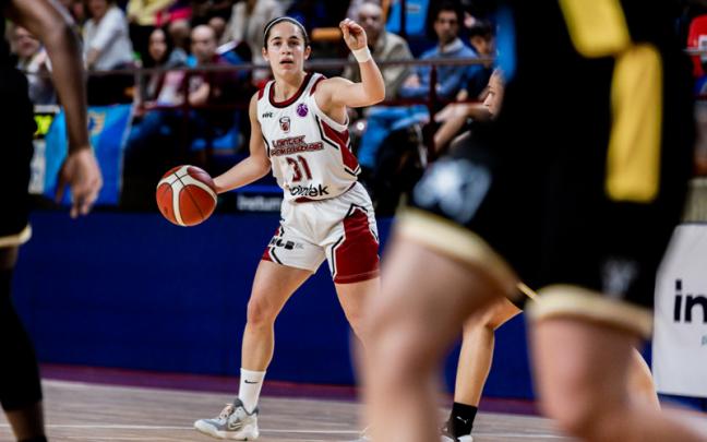 Gran partido de Itziar Ariztimuño anoche ante Estudiantes Gran partido de Itziar Ariztimuño anoche ante Estudiantes