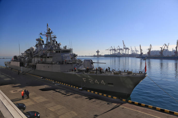 Imagen del puerto de Odesa.