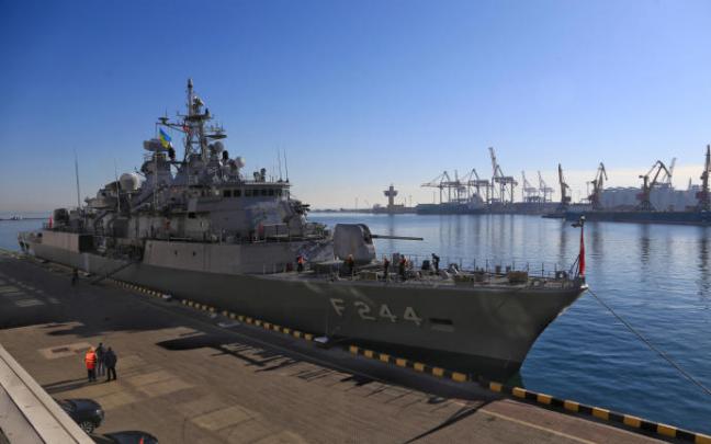 Imagen del puerto de Odesa.