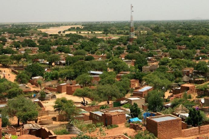 El Geneina, la capital de Darfur Occidental (Sudán).