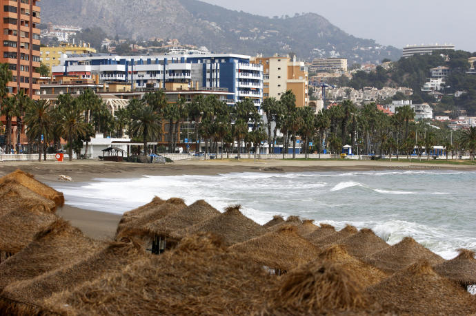 Vista de la playa de La Malagueta.