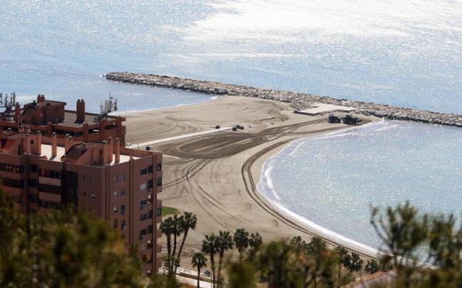 Playa de La Malagueta. Playa de La Malagueta.
