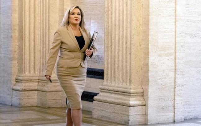 La vicepresidenta del Sinn Féin, Michelle O'Neill. La vicepresidenta del Sinn Féin, Michelle O'Neill.