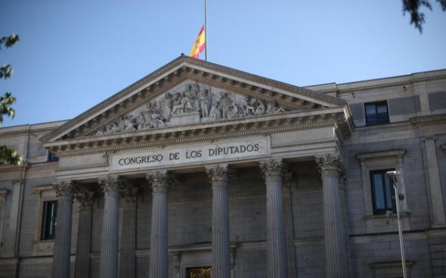 Fachada del Congreso de los Diputados (Madrid). Fachada del Congreso de los Diputados (Madrid).