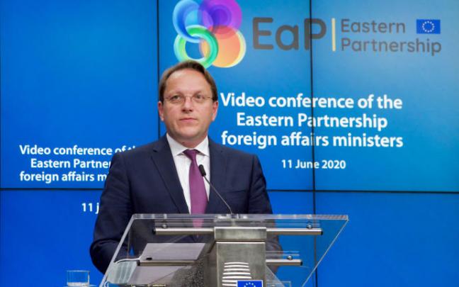 El Comisario europeo de Vecindad y Ampliación, Oliver Varhelyi.