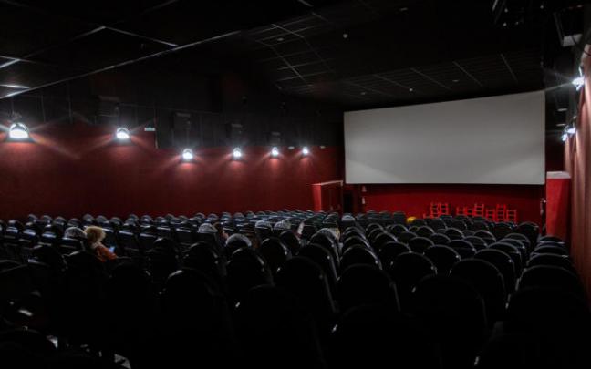Una de las salas de los Cines Florida en Vitoria-Gasteiz.