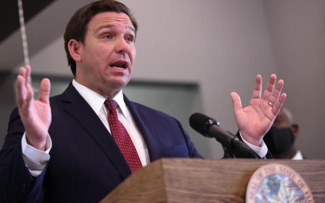 El gobernador de Florida, Ron DeSantis. El gobernador de Florida, Ron DeSantis.