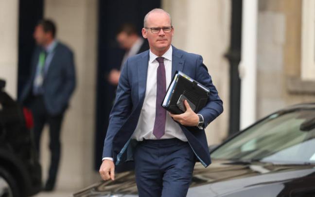 El ministro irlandés de Asuntos Exteriores, Simon Coveney.