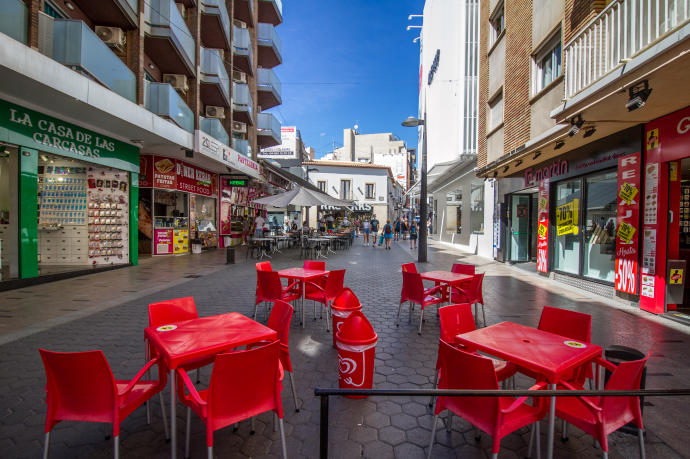 Calle de Benidorm, Alicante.