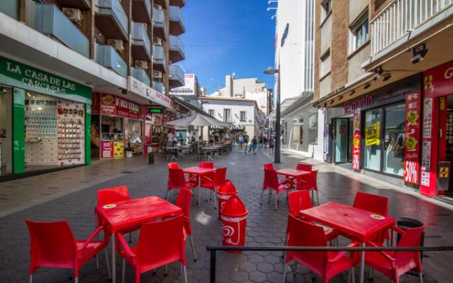 Calle de Benidorm, Alicante. Calle de Benidorm, Alicante.