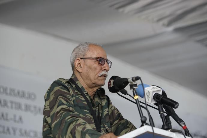 Brahim Gali, líder del Frente Polisario.