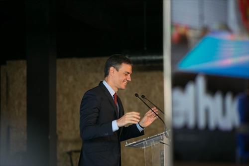 El presidente del Gobierno, Pedro Sánchez, interviene en la inauguración de la IV Feria Nacional para la Repoblación de la España Rural.