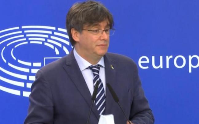 El expresidente de la Generalitat y eurodiputado de Junts Carles Puigdemont. El expresidente de la Generalitat y eurodiputado de Junts Carles Puigdemont.