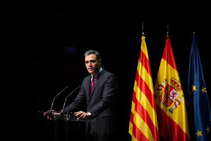 El presidente del Gobierno español, Pedro Sánchez.