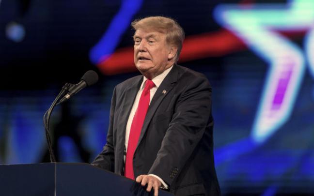 El ex presidente estadounidense Donald Trump.