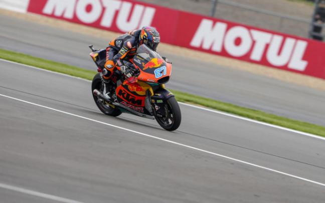Gardner durante el GP de Gran Bretaña Gardner durante el GP de Gran Bretaña