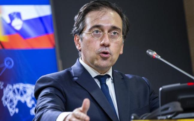 El Ministro de Asuntos Exteriores, Unión Europea y Cooperación, José Manuel Albares. El Ministro de Asuntos Exteriores, Unión Europea y Cooperación, José Manuel Albares.