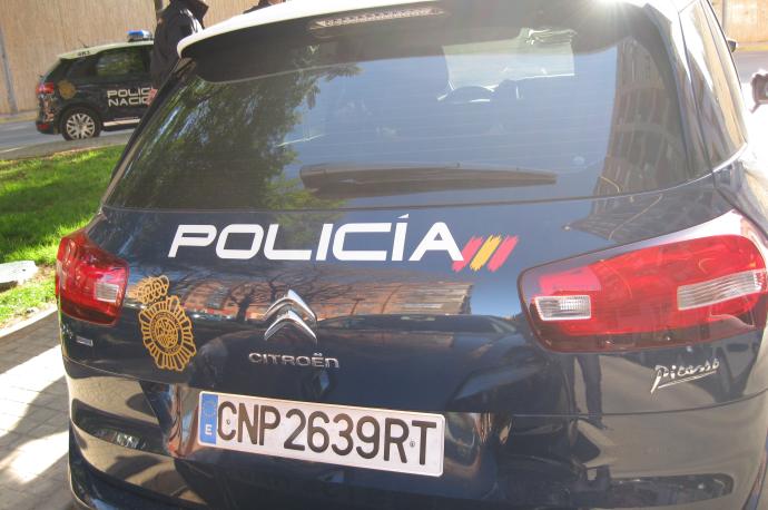 Coche de la Policía Nacional.