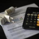Una factura del consumo de luz.
