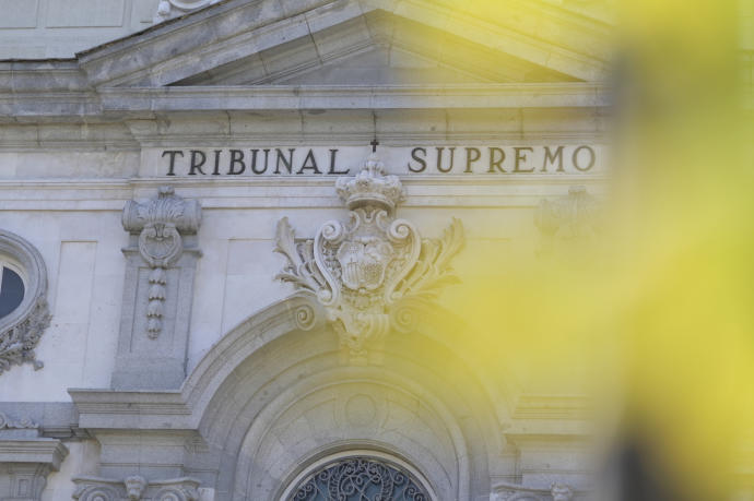 La fachada del Tribunal Supremo.