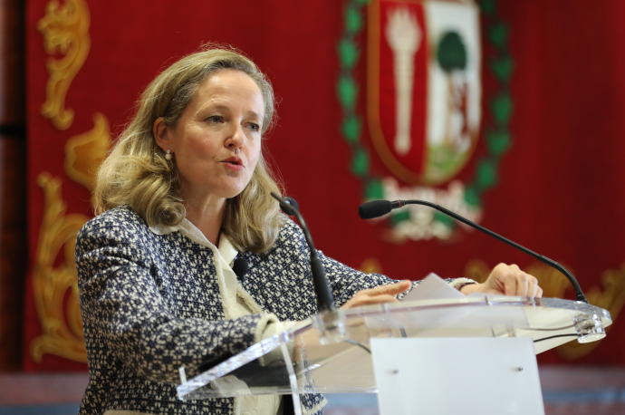 Nadia Calviño, vicepresidenta primera y ministra de Asuntos Económicos.
