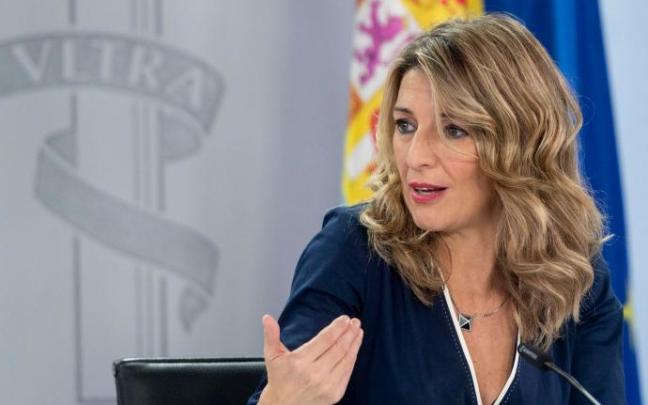 La vicepresidenta segunda y ministra de Trabajo y Economía Social, Yolanda Díaz. La vicepresidenta segunda y ministra de Trabajo y Economía Social, Yolanda Díaz.