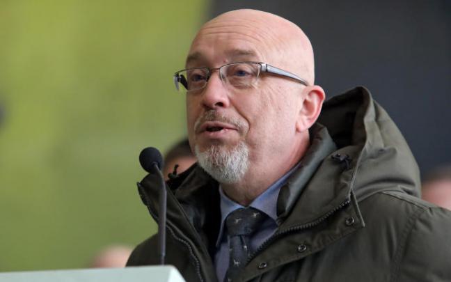Ministro de Defensa ucraniano Oleksii Reznikov.