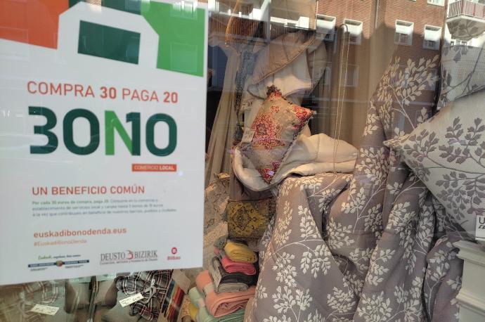 Comercio adherido a Euskadi Bono Denda.