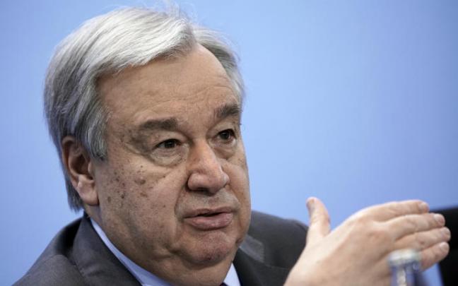 António Guterres, Secretario General de las Naciones Unidas.