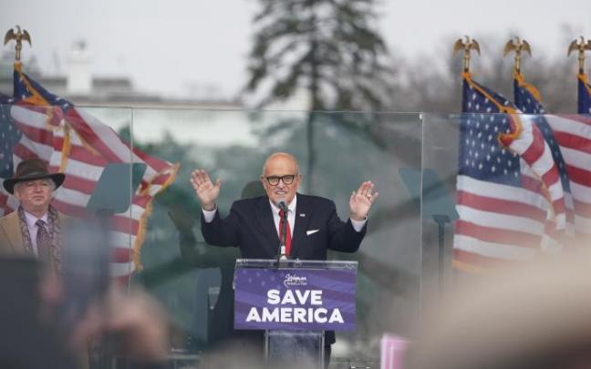 Rudy Giuliani, exalcalde de Nueva York.