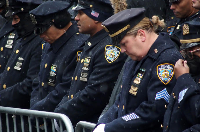 Policías de la ciudad de Nueva York.