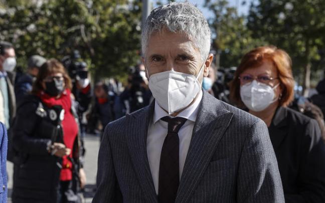 El ministro del Interior, Fernando Grande-Marlaska. El ministro del Interior, Fernando Grande-Marlaska.