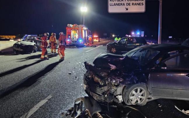 Accidente en Rotglà i Corberà (Valencia).