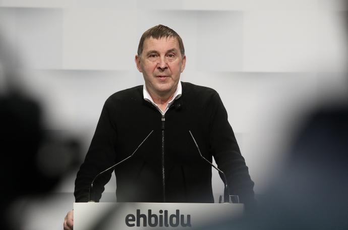 El coordinador general de EH Bildu, Arnaldo Otegi.