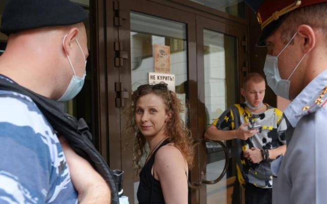 La líder de Pussy Riot, María Aliójina.