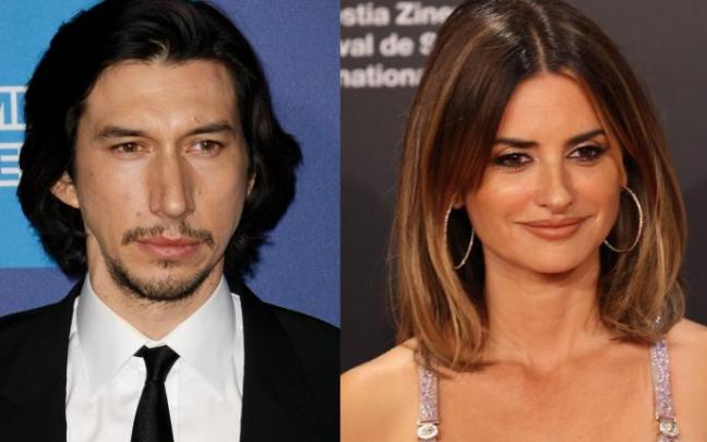 El actor estadounidense Adam Driver (izq.) y la actriz española Penélope Cruz (der.). El actor estadounidense Adam Driver (izq.) y la actriz española Penélope Cruz (der.).