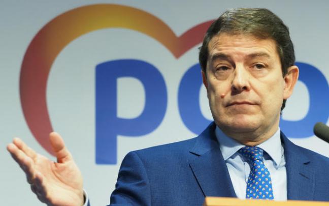 El presidente del PP en funciones de la Junta de Castilla y León, Alfonso Fernández Mañueco.
