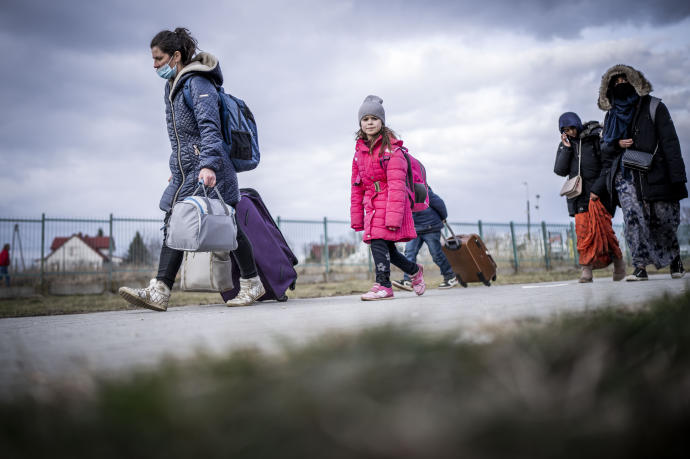 Polonia es uno de los principales países que ha acogido a los refugiados ucranianos.